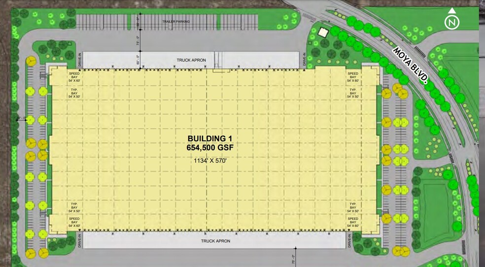 13005 Moya Blvd, Reno, NV en alquiler - Plano del sitio - Imagen 3 de 4