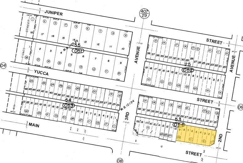 16400 Main St, Hesperia, CA en venta - Plano de solar - Imagen 3 de 7