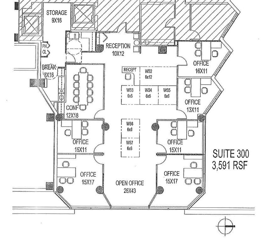 1030 N Clark St, Chicago, IL en alquiler Plano de la planta- Imagen 1 de 1