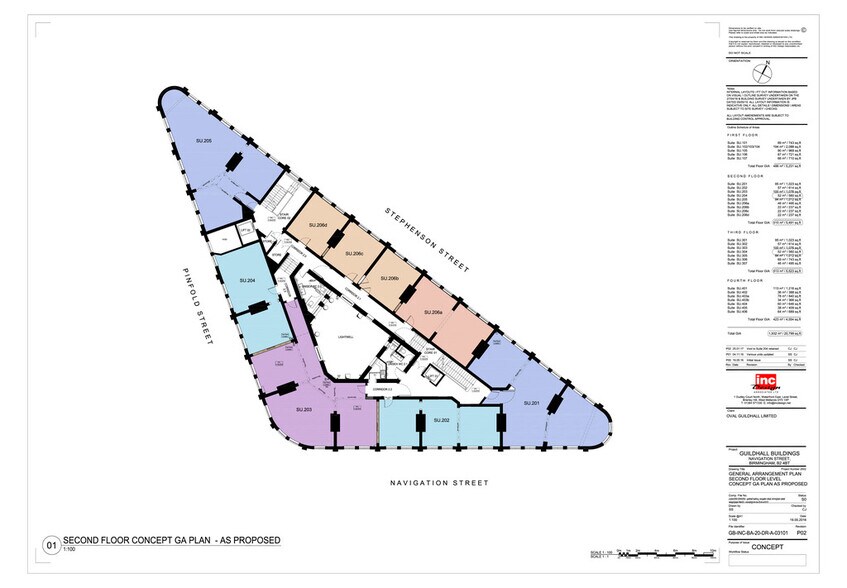 10-15 Navigation St, Birmingham en alquiler - Plano de la planta - Imagen 2 de 28