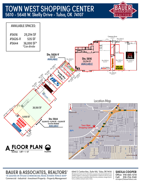 5610-5648 W Skelly Dr, Tulsa, OK en alquiler - Plano del sitio - Imagen 3 de 10