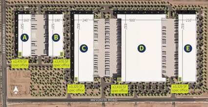 3856 S Everton Ter, Mesa, AZ en alquiler Plano del sitio- Imagen 2 de 2