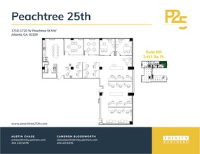 1718-1720 NW Peachtree St, Atlanta, GA en alquiler Plano del sitio- Imagen 2 de 5