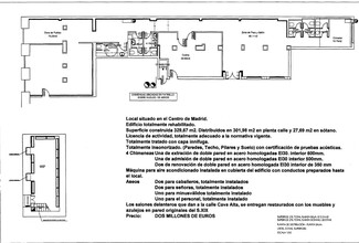 Locales en Madrid, MAD en alquiler Plano de la planta- Imagen 2 de 3