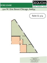 520 W Erie St, Chicago, IL en alquiler Plano de la planta- Imagen 1 de 1