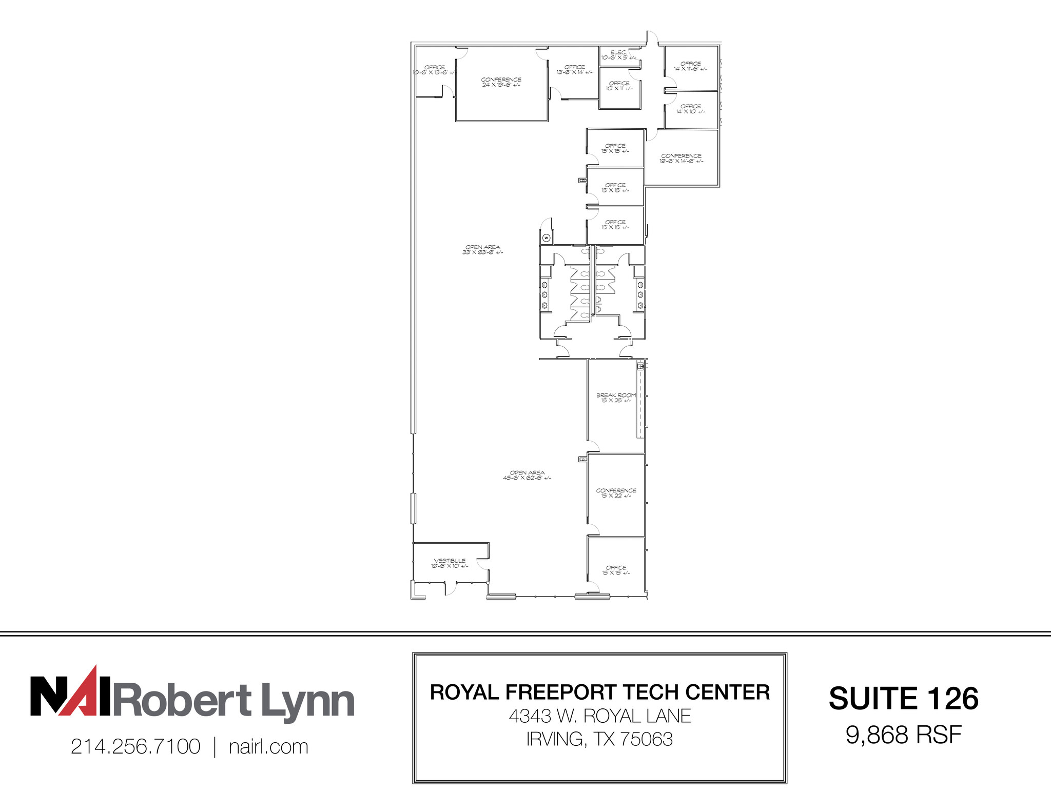 4343 W Royal Ln, Irving, TX en alquiler Plano de la planta- Imagen 1 de 27