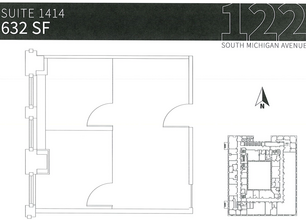 122 S Michigan Ave, Chicago, IL en alquiler Plano de la planta- Imagen 1 de 1