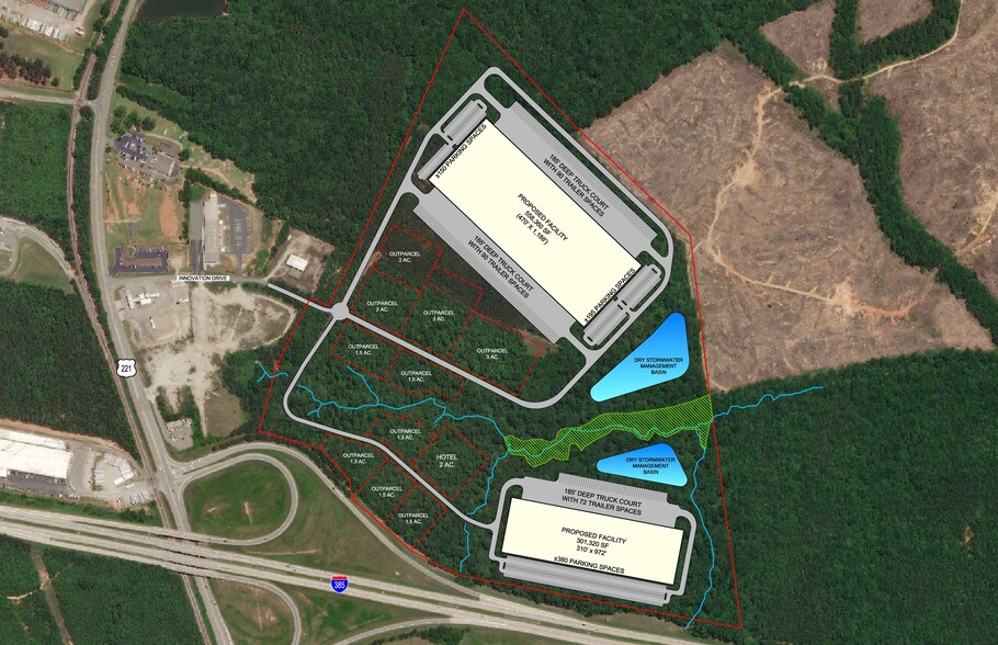 Innovation Drive, Laurens, SC en venta - Plano del sitio - Imagen 2 de 3