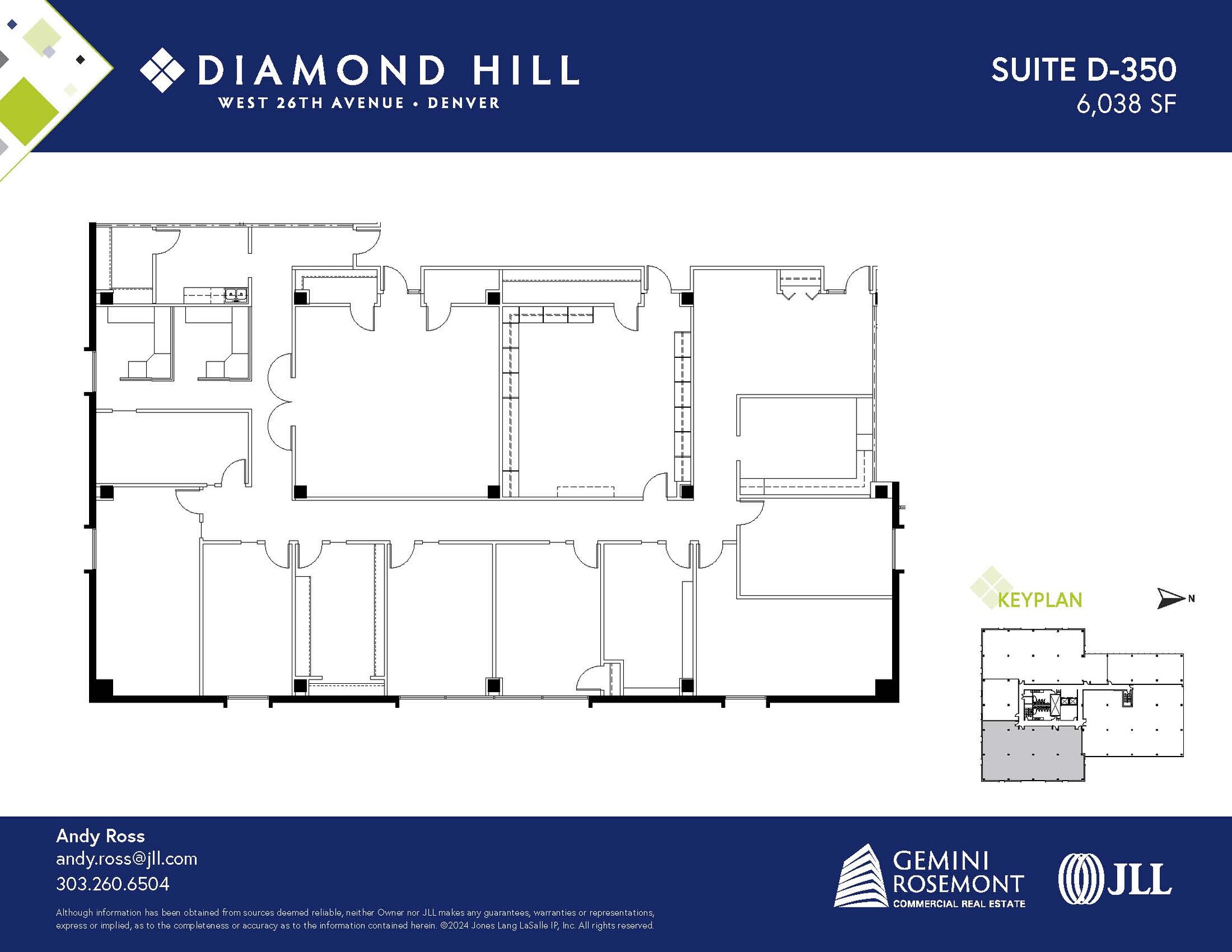 2490 W 26th Ave, Denver, CO en alquiler Plano de la planta- Imagen 1 de 2