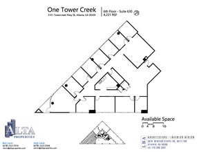 3101 Towercreek Pkwy SE, Atlanta, GA en alquiler Plano de la planta- Imagen 1 de 7