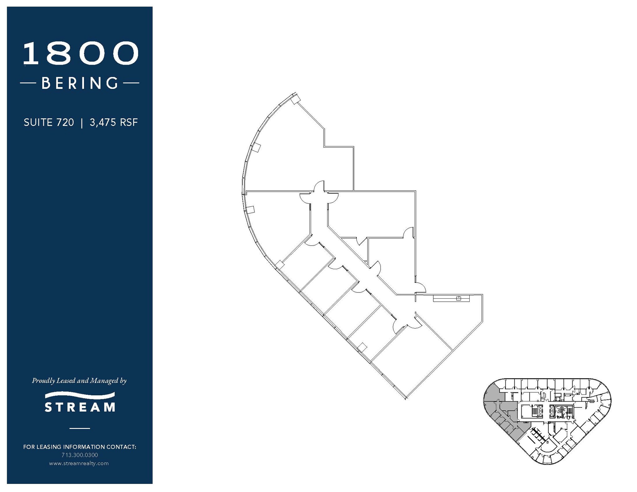 1800 Bering Dr, Houston, TX en alquiler Plano de la planta- Imagen 1 de 1