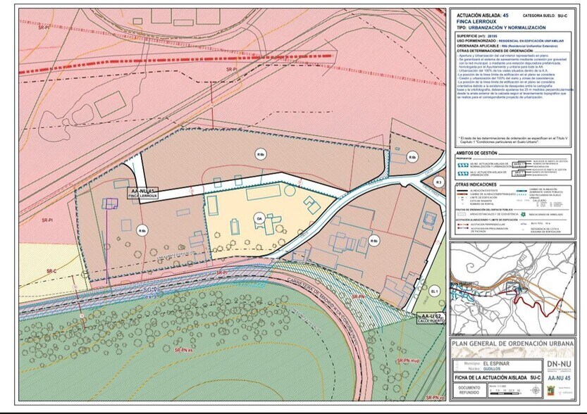Terreno en El Espinar en venta - Plano de la planta - Imagen 2 de 5
