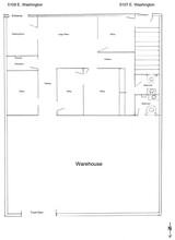 5107 E Washington Blvd, Commerce, CA en alquiler Plano de la planta- Imagen 1 de 1