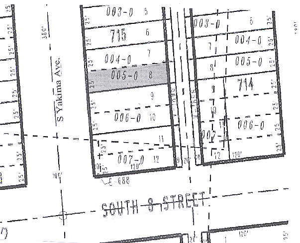 713-715 S Yakima Ave, Tacoma, WA en venta - Plano de solar - Imagen 2 de 9