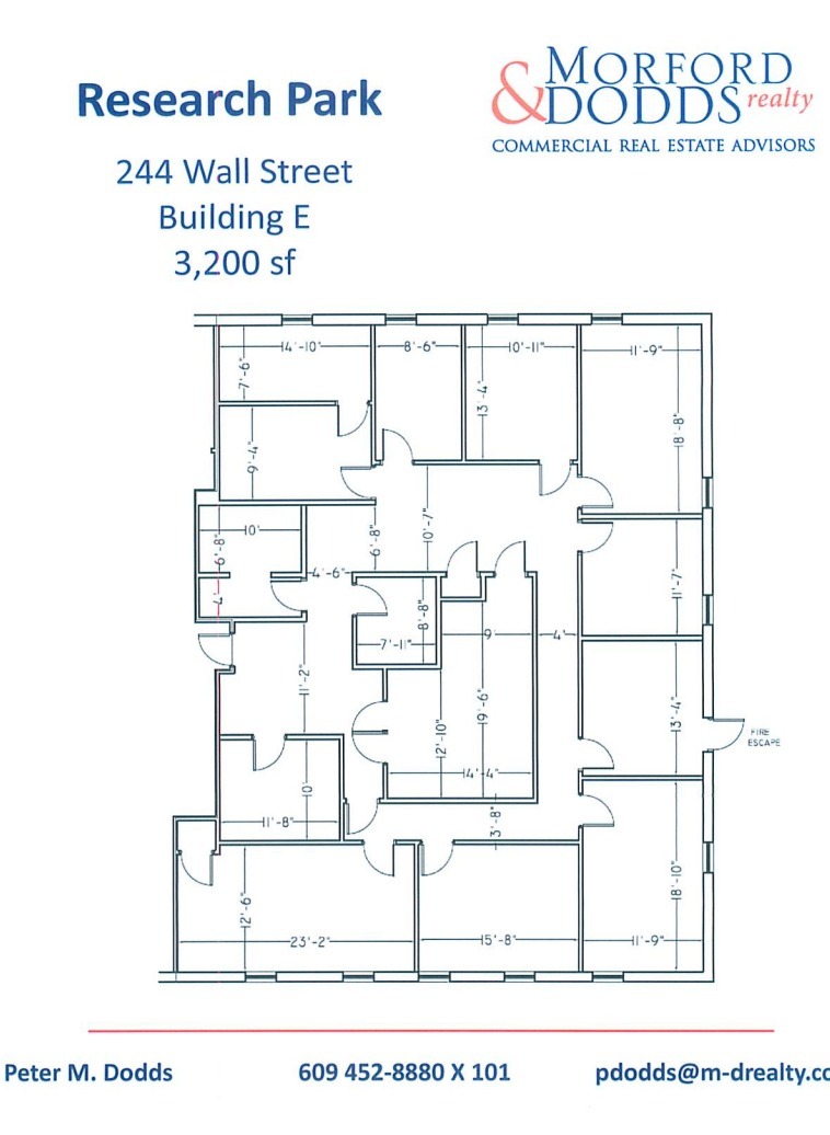 201-250 Wall St, Princeton, NJ en alquiler Plano de la planta- Imagen 1 de 1