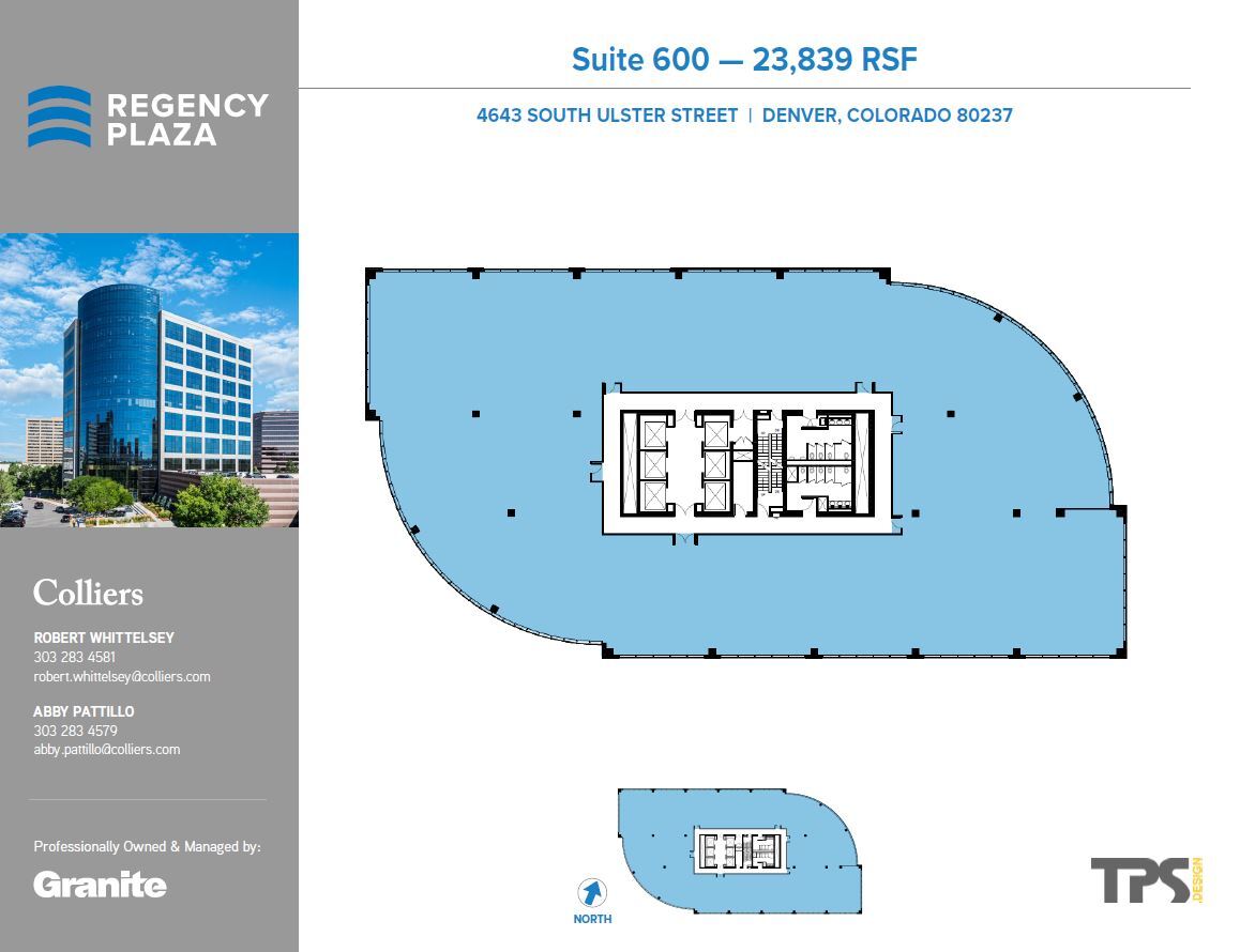 4643 S Ulster St, Denver, CO en alquiler Plano de la planta- Imagen 1 de 2