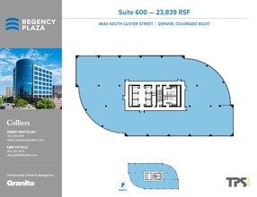 4643 S Ulster St, Denver, CO en alquiler Plano de la planta- Imagen 1 de 2