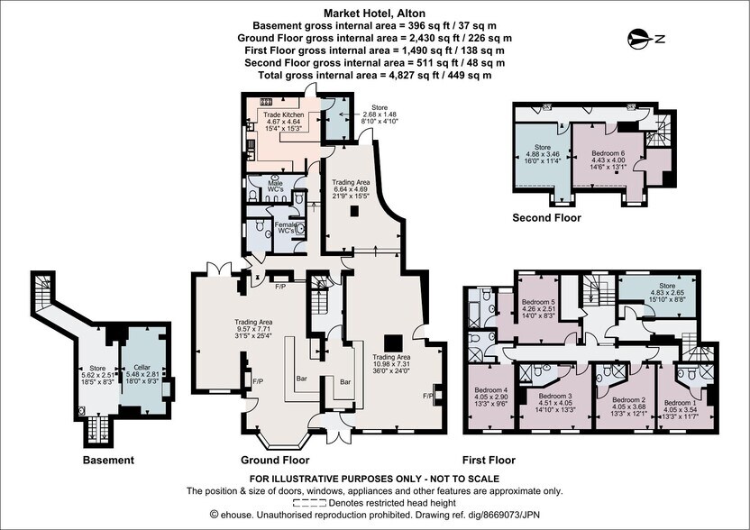 3 Market Sq, Alton en venta - Plano de la planta - Imagen 2 de 10