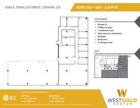 4380 S Syracuse St, Denver, CO en alquiler Plano de la planta- Imagen 2 de 2