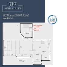 530 Bush St, San Francisco, CA en alquiler Plano de la planta- Imagen 1 de 1