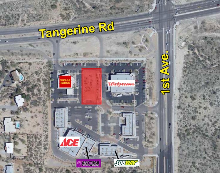 500 E Tangerine Rd, Tucson, AZ en alquiler - Vista aérea - Imagen 2 de 2