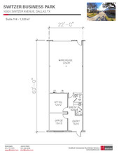 10930 Switzer Ave, Dallas, TX en alquiler Plano de la planta- Imagen 1 de 1