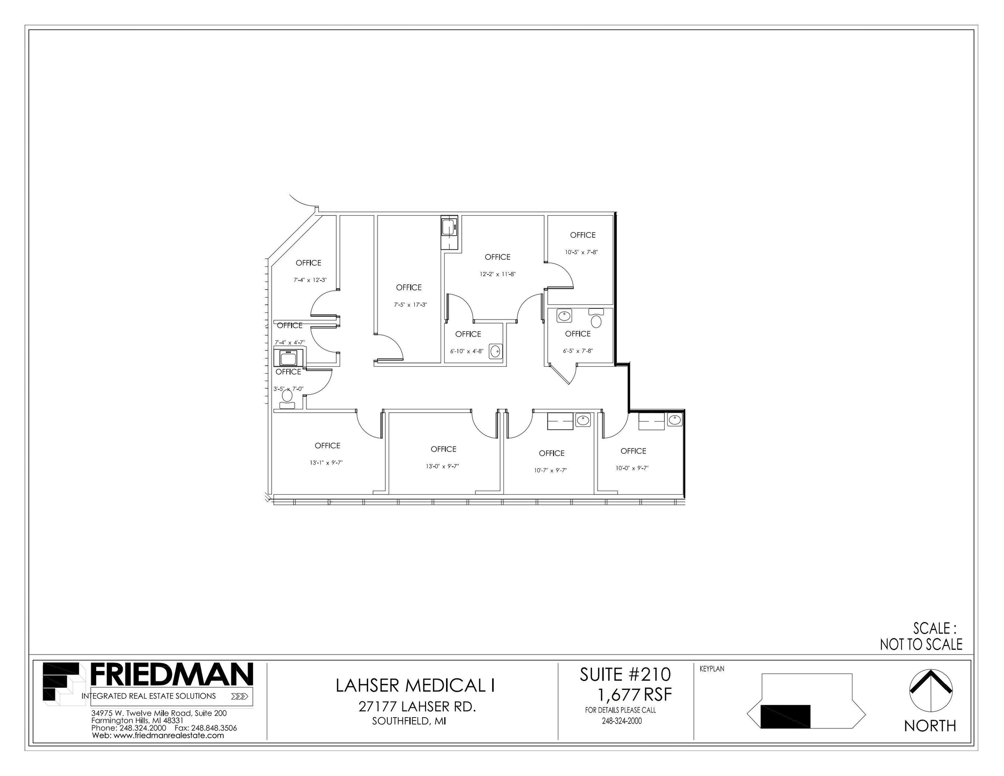 27177 Lahser Rd, Southfield, MI en alquiler Plano de la planta- Imagen 1 de 1