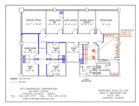 2600 S Michigan Ave, Chicago, IL en alquiler Plano de la planta- Imagen 1 de 1