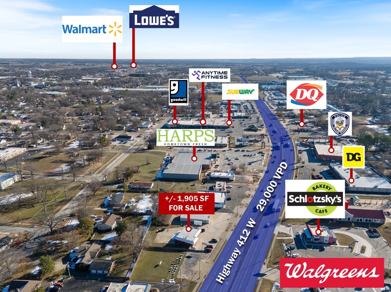 403 Highway 412 W, Siloam Springs, AR en venta - Foto del edificio - Imagen 2 de 38