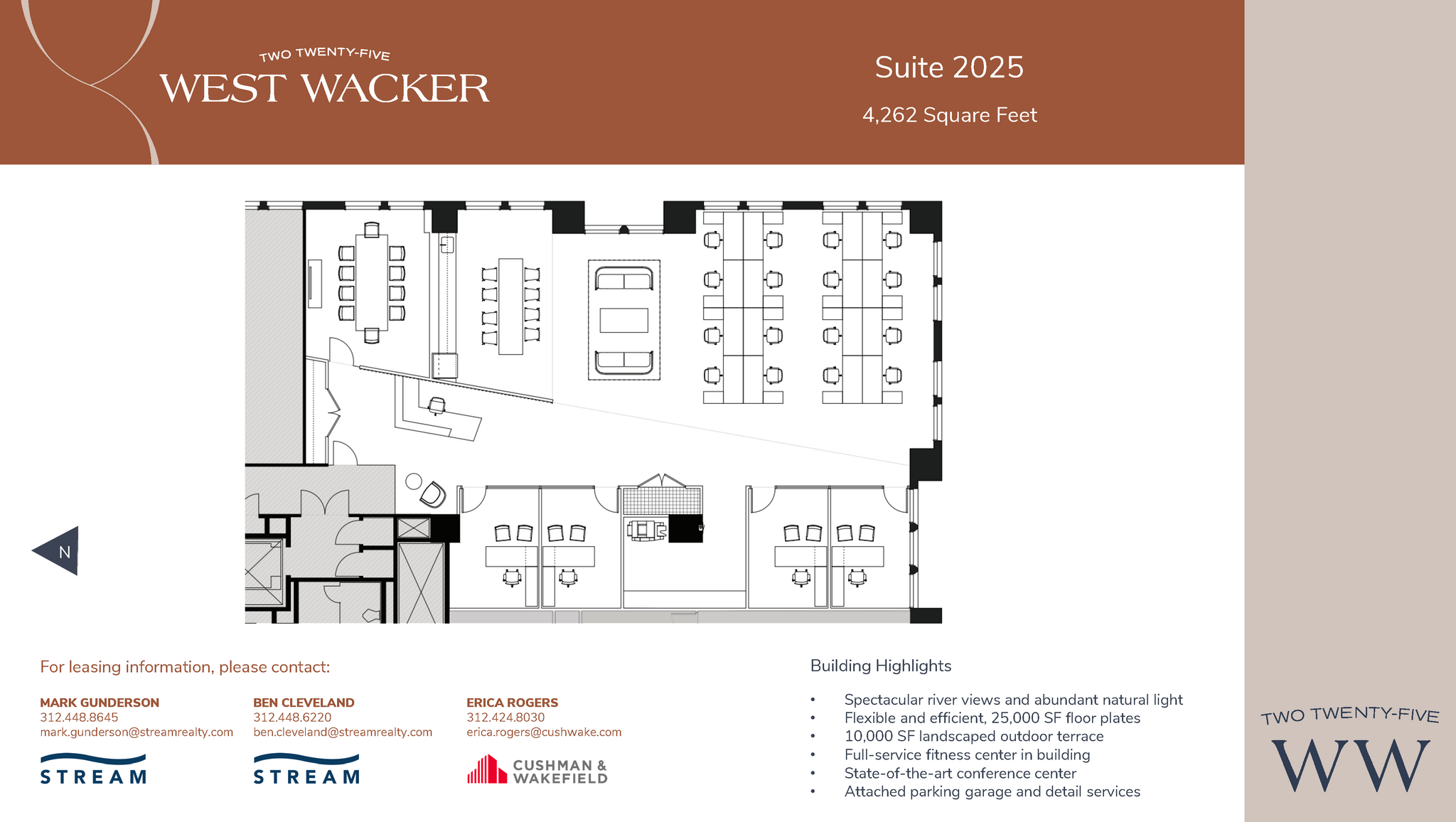 225 W Wacker Dr, Chicago, IL en alquiler Plano de la planta- Imagen 1 de 1