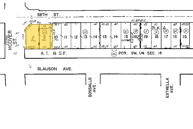 5800 S Hoover St, Los Angeles, CA en alquiler - Plano de solar - Imagen 2 de 12