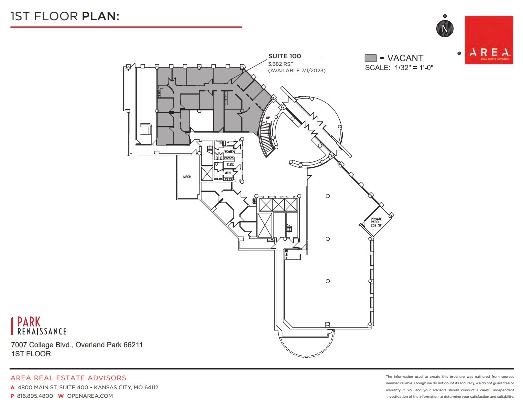 7007 College Blvd, Overland Park, KS en alquiler Plano de la planta- Imagen 1 de 1