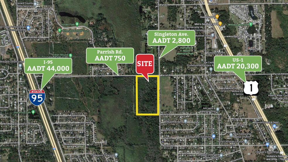 Parrish Rd & N Singleton Ave, Titusville, FL en venta - Foto del edificio - Imagen 2 de 3