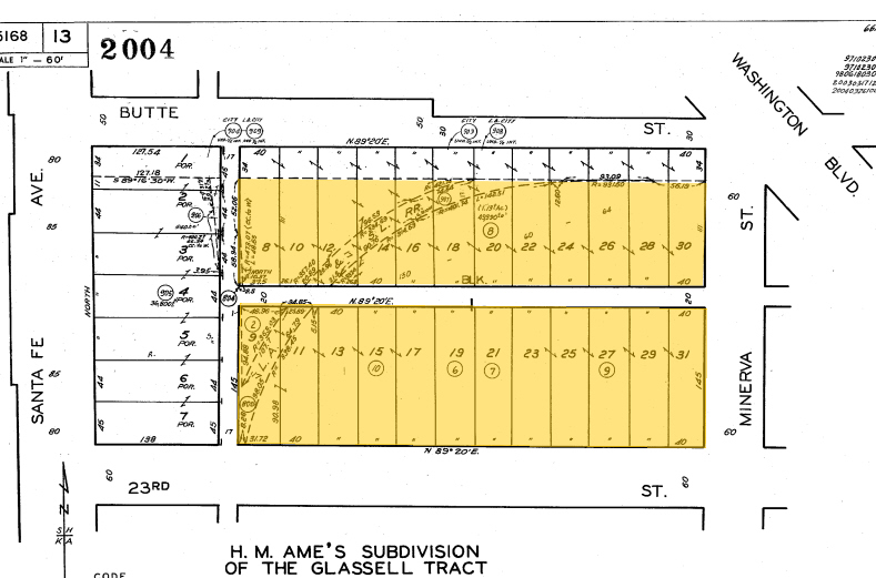 2423 E 23rd St, Los Angeles, CA en alquiler - Plano de solar - Imagen 3 de 4