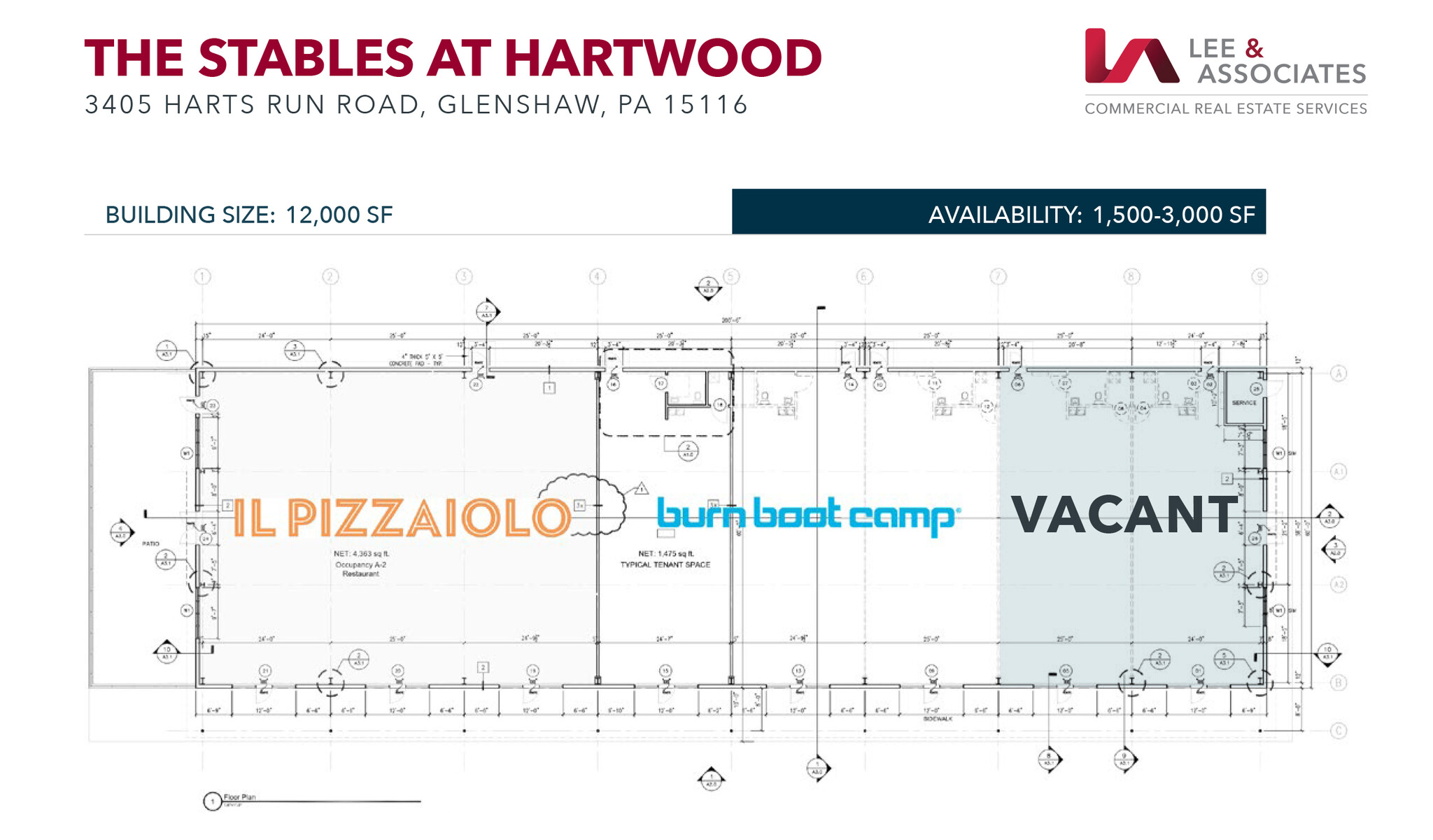 3405 Harts Run Rd, Glenshaw, PA en alquiler Plano de la planta- Imagen 1 de 8