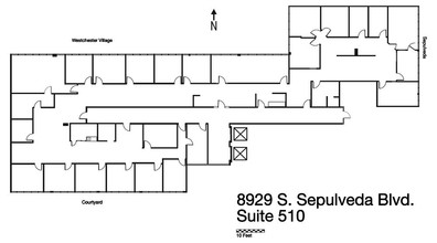 8929-8939 S Sepulveda Blvd, Los Angeles, CA en alquiler Plano de la planta- Imagen 1 de 2