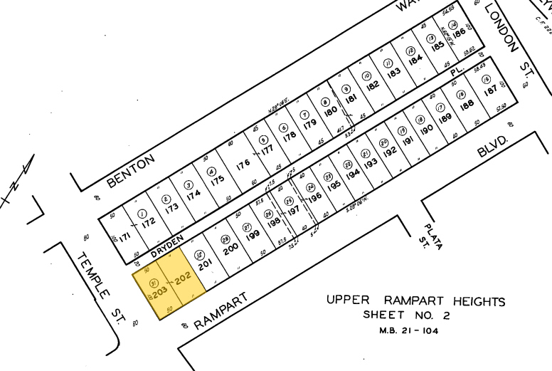 301-307 N Rampart Blvd, Los Angeles, CA en alquiler - Plano de solar - Imagen 2 de 4