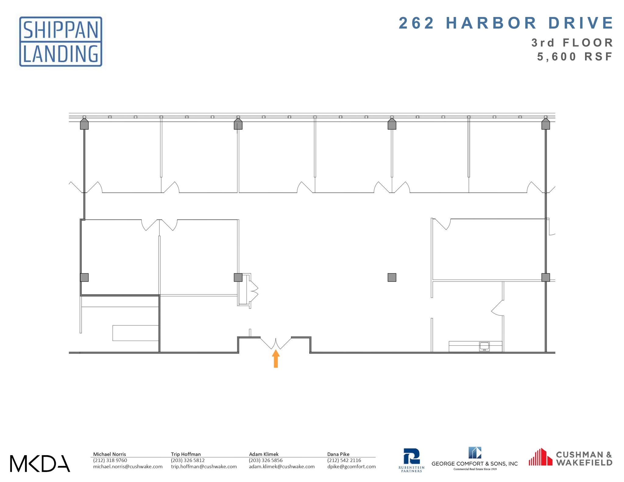 208 Harbor Dr, Stamford, CT en alquiler Plano de la planta- Imagen 1 de 1