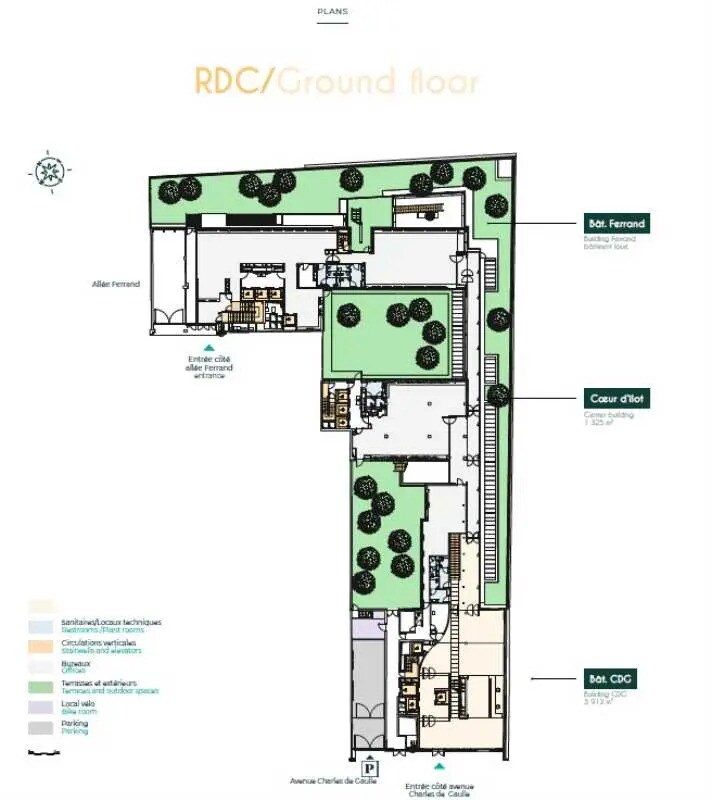 96-104 avenue Charles de Gaulle, Neuilly-sur-Seine en alquiler Plano de la planta- Imagen 1 de 1