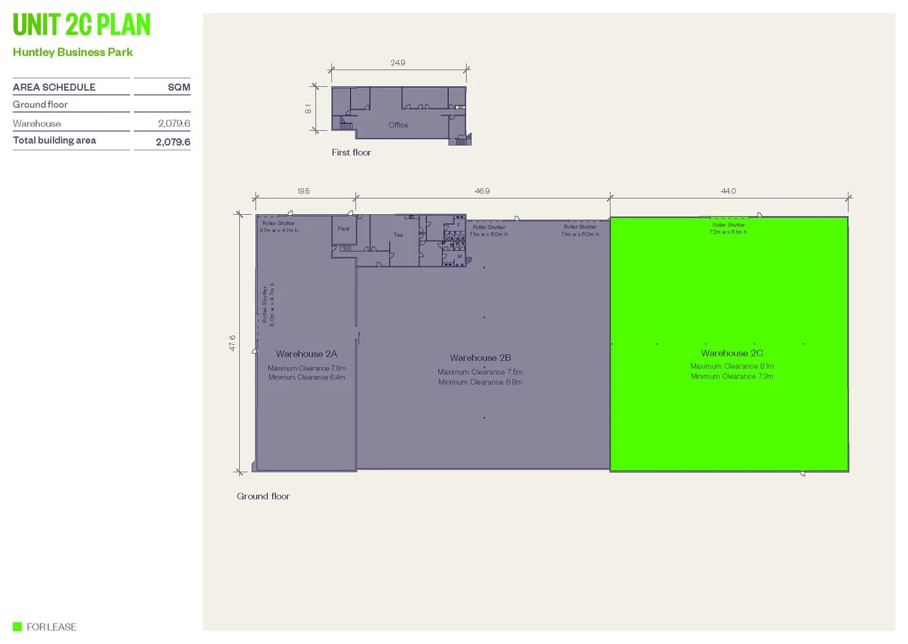 90 Euston Rd, Alexandria en alquiler Plano de la planta- Imagen 1 de 1
