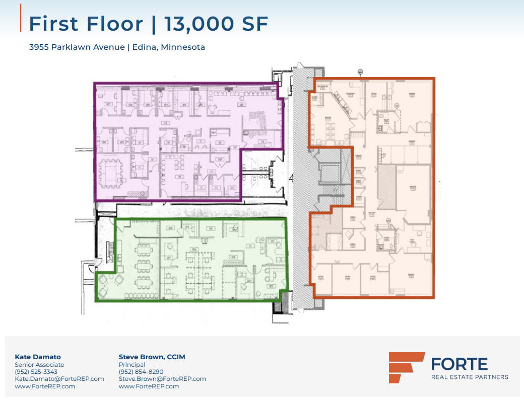 3955 Parklawn Ave, Edina, MN en alquiler Plano de la planta- Imagen 1 de 2