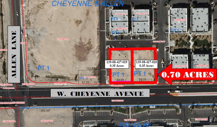 NE Cheyenne Ave & Allen Ln, North Las Vegas, NV en venta - Foto principal - Imagen 1 de 5