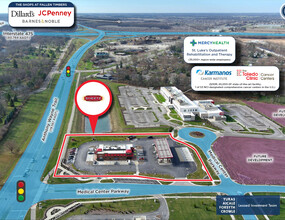 1150 Clinic Dr, Maumee, OH - VISTA AÉREA  vista de mapa - Image1