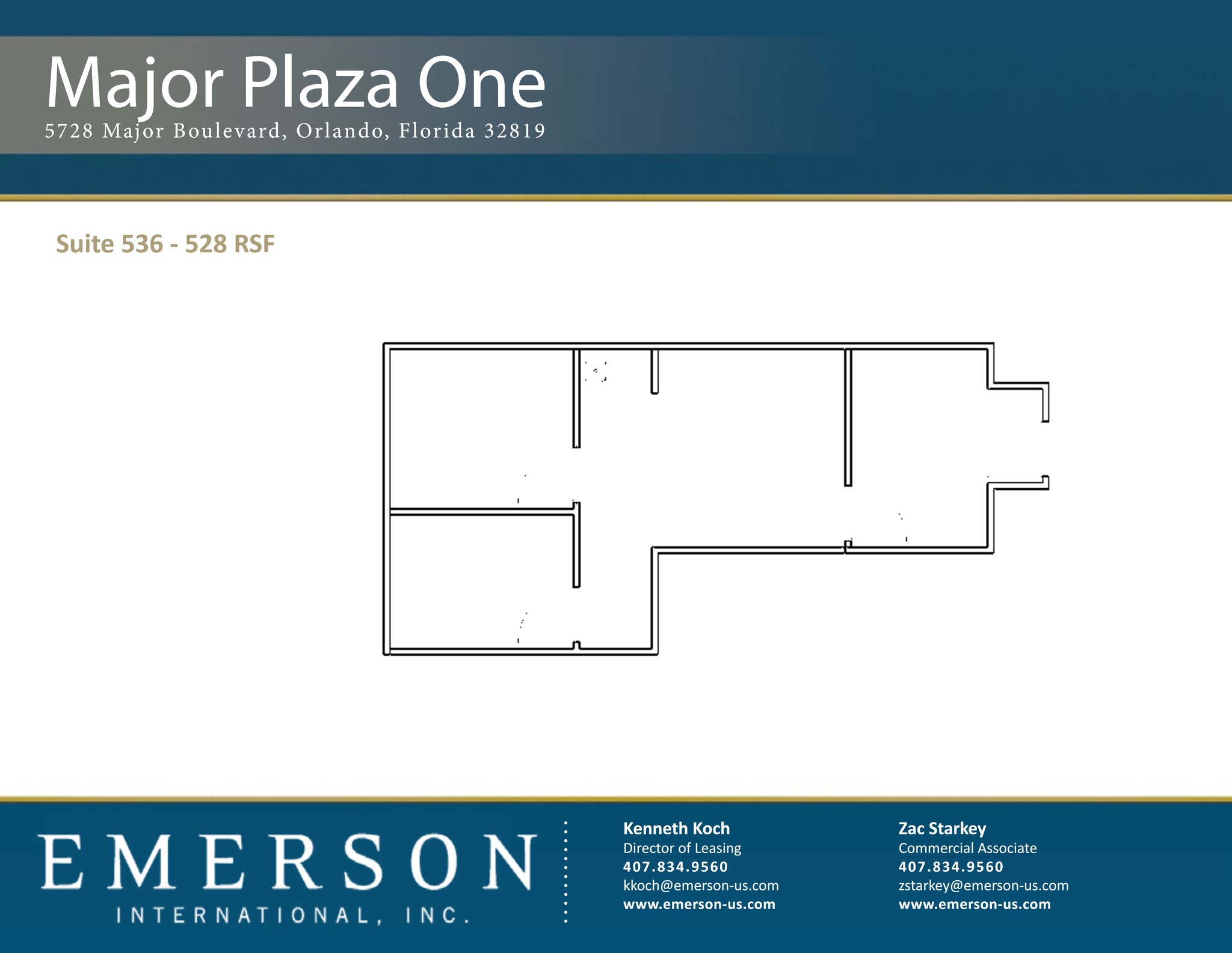 5750 Major Blvd, Orlando, FL en alquiler Plano del sitio- Imagen 1 de 1