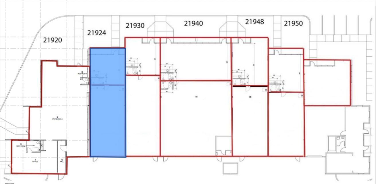 21910-21968 NE Glisan St, Troutdale, OR en alquiler Plano de la planta- Imagen 1 de 2