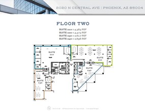 2020 N Central Ave, Phoenix, AZ en alquiler Plano de la planta- Imagen 1 de 1