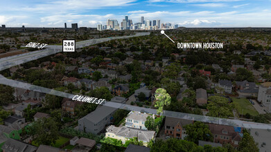 2512 Calumet St, Houston, TX - VISTA AÉREA  vista de mapa - Image1