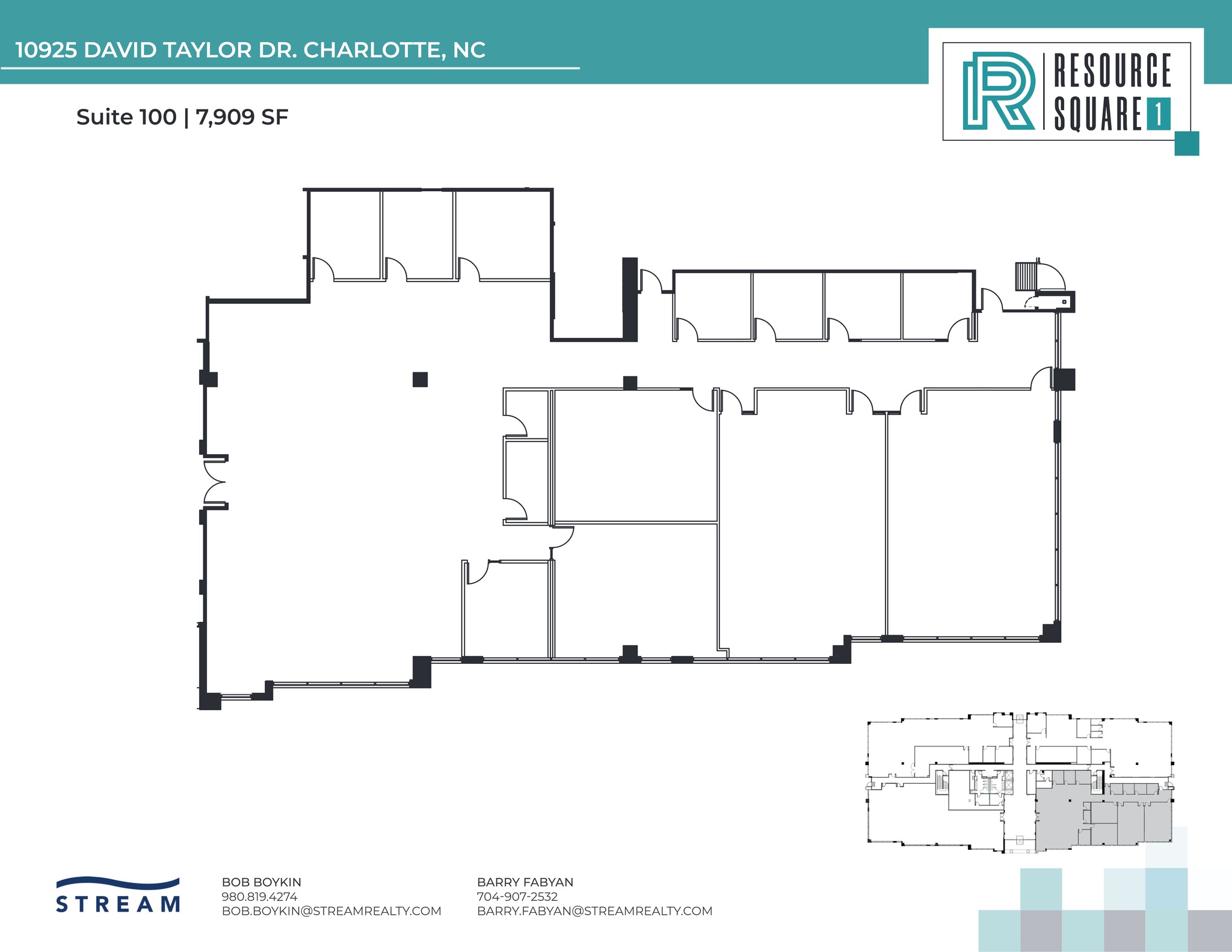 10735 David Taylor Dr, Charlotte, NC en alquiler Plano del sitio- Imagen 1 de 1