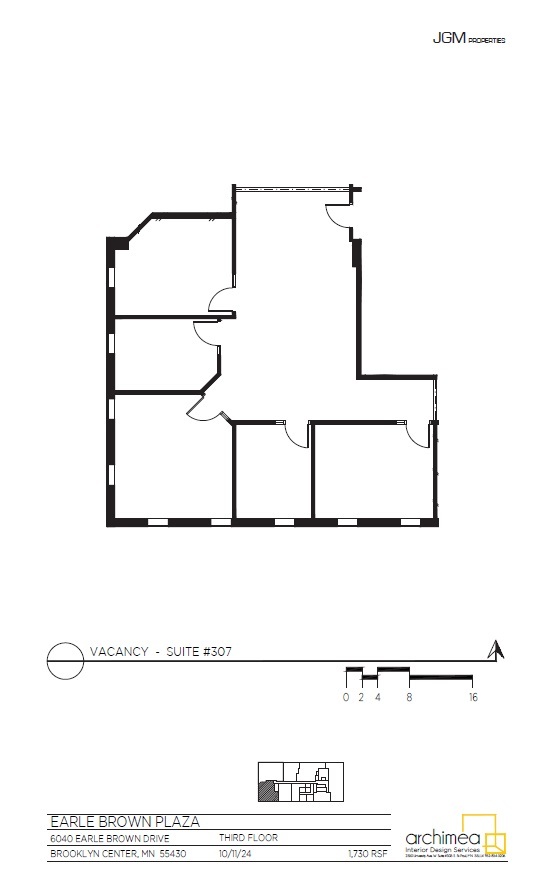 6040 Earle Brown Dr, Brooklyn Center, MN en alquiler Plano de la planta- Imagen 1 de 1