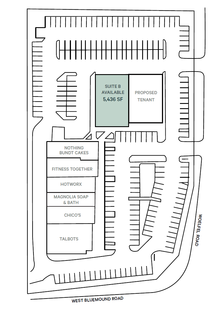 18000 W Bluemound Rd, Brookfield, WI en alquiler Plano de la planta- Imagen 1 de 1